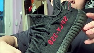 Présentation de la yeezy 350 bred !