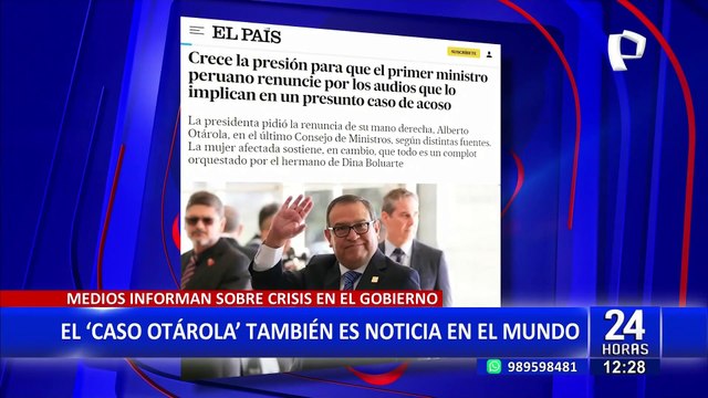 Así informaron medios internacionales tras el audio de Alberto Otárola con Yaziré Pinedo