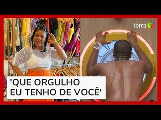 BBB24: mãe de Davi posta vídeo chorando após filho quase desistir de reality: 'A gente está junto'