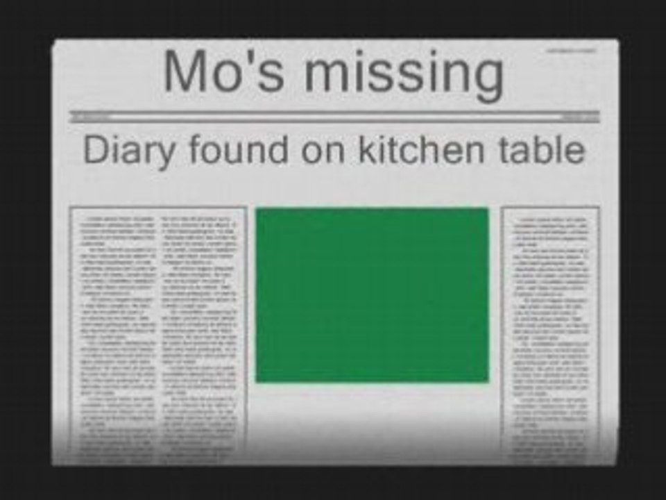 They are among us ! Mo's diary