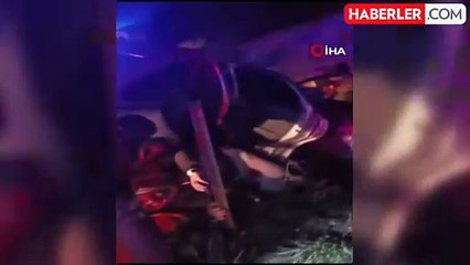 Mardin'de otomobil şarampole yuvarlandı: 5 yaralı