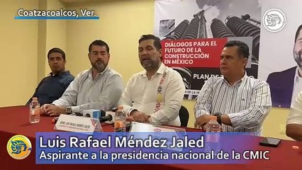 Constructoras son aptas para proyectos federales: Rafael Méndez