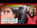 Jovem fica com o cabelo preso em porta de metrô em movimento em SP