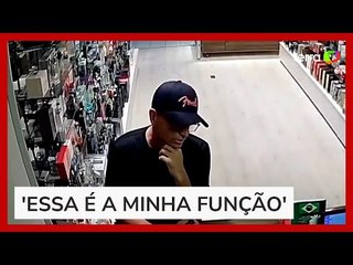 Homem acalma vendedora ao assaltar loja em shopping de Pernambuco: 'Sou profissional na área'