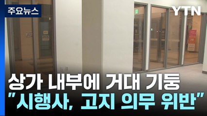 "상가 중앙에 성인 몸집만 한 기둥이"...분양자들 80억대 소송 승소 / YTN