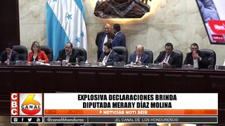 Explosivas declaraciones brinda diputada Merary Díaz Molina