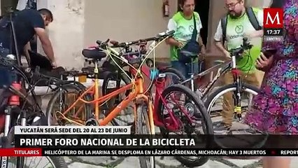 Se celebra el primer foro de la bicicleta en Mérida, Yucatán