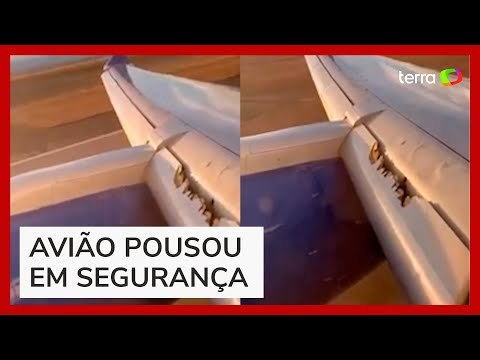 Asa de avião quebra e piloto faz pouso de emergência nos EUA
