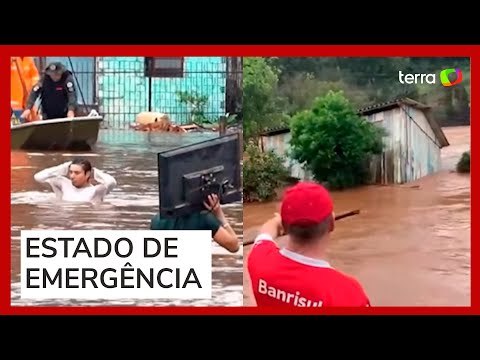 Ciclone extratropical causa fortes chuvas e deixa mortos no RS