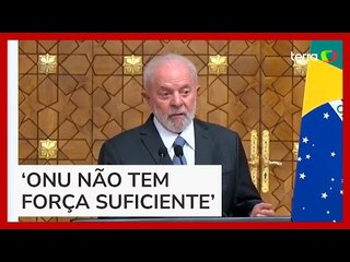 Lula critica Israel e questiona ONU durante visita ao Egito: 'Não tem explicação'