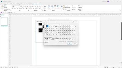 Microsoft Publisher Section 15 Adding Bullet and Numbers