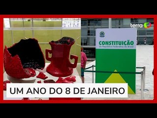 Exposição, constituição gigante: veja os bastidores da cerimônia que marca um ano do 8 de janeiro