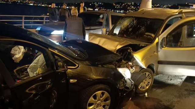 Ters yöne giren araç dehşet saçtı