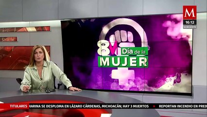 Autoridades blindan Palacio Nacional por marcha del 8M