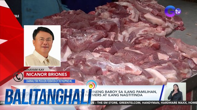 Mataas na presyo ng karneng baboy sa ilang pamilihan, ipinagtataka ng hog farmers at ilang nagtitinda | BT