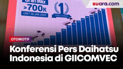 Konferensi Pers Daihatsu Indonesia di GIICOMVEC 2024