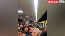 Üsküdar-Çekmeköy metro hattında arıza! Seferler durduruldu, istasyonlarda kalabalık oluştu