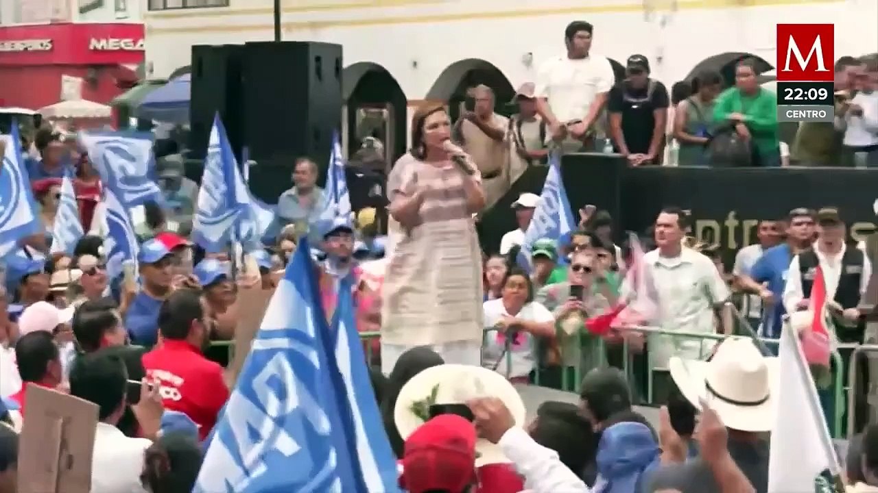 Xóchitl Gálvez promete operar refinería de Dos Bocas en visita a Tabasco