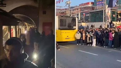 Üsküdar - Çekmeköy metro hattında arıza