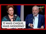 Lula 'dá bronca' em Dilma por uso de termo em evento: 'Nunca mais venha no microfone e diga'