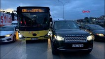 Kadıköy'de kaza yapan İETT şoförü, otobüsü sürücünün üzerine sürdü