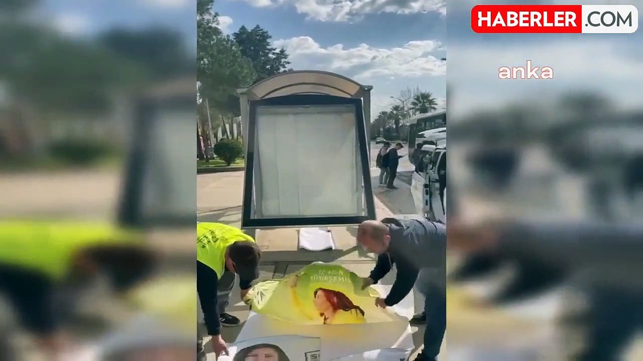 CHP'nin Aydın Büyükşehir Belediye Başkan Adayı Özlem Çerçioğlu'nun pankartları neden kaldırıldı?