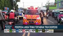 Pesepeda Lansia Tewas Tertabrak Truk Ekspedisi, Begini Kronologi Menurut Saksi