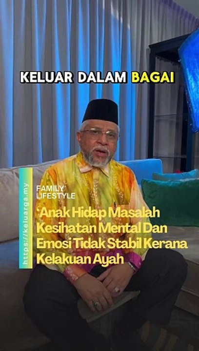 Kesian dekat anak-anak yang terkesan bila ibu atau ayah buat hal. Sayangilah keluarga anda sebelum membuat sesuatu yang melukakan hati mereka.