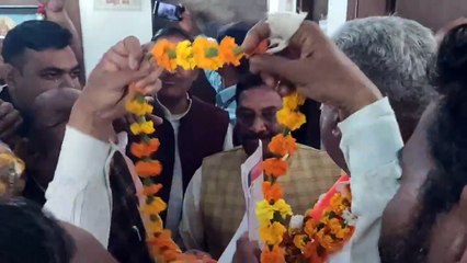 बीजेपी उम्मीदवार भूपेंद्र यादव अलवर आये, देखें वीडियो