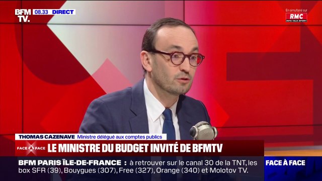 Thomas Cazenave, ministre délégué aux Comptes publics: On a perdu près de 8 milliards d'euros de recettes et ça va avoir une conséquence sur notre déficit public