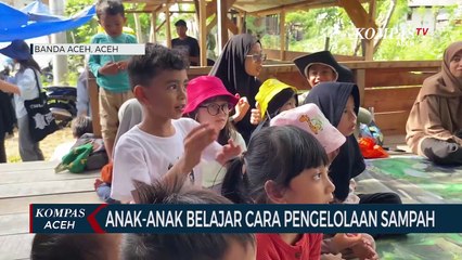 Anak-Anak Belajar Cara Pengelolaan Sampah