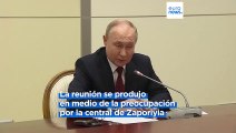 Grossi visita a Putin por la precaria situación de la central nuclear de Zaporiyia