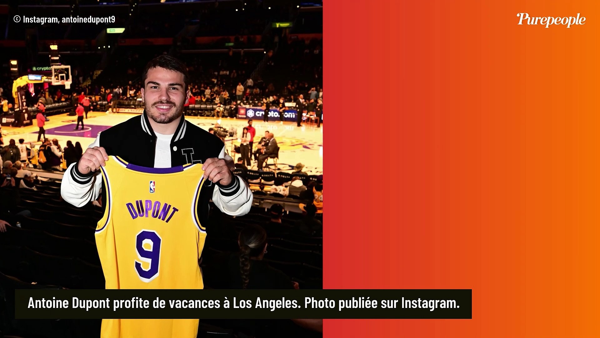 PHOTOS Antoine Dupont : NBA, hamburgers... il prolonge son séjour à Los  Angeles avec un rappeur français
