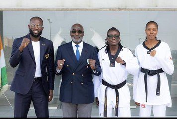 Cissé Cheick, Ruth Gbagbi, Astan Bathily sont les 03 taekwondoïstes qui iront représenter la Côte d'Ivoire aux JO de Paris 2024
