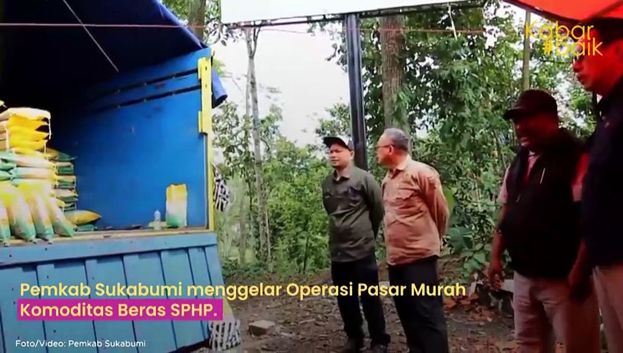PEMKAB SUKABUMI GELAR OPERASI BERAS MURAH HARGA RP 10.500 PER KILOGRAM