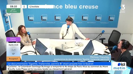 Mélissa Theuriau productrice du documentaire "Liberté, égalité, permis B"