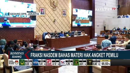 Fraksi NasDem Bahas Materi Hak Angket Dugaan Kecurangan Pemilu, ini Tujuannya