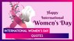 Happy Women's Day 2024 Quotes: Wishes, Messages, Quotes, Wallpapers And Images To Share On March 8