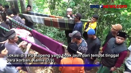 4 Warga Cianjur yang Tewas Usai Hirup Gas Beracun Dimakamkan Berdampingan