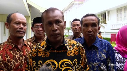 Gathering with Representatives of Fishermen from all over Indonesia, State Palace, January 22 2019