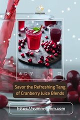 Savor the Refreshing Tang of Cranberry Juice Blends