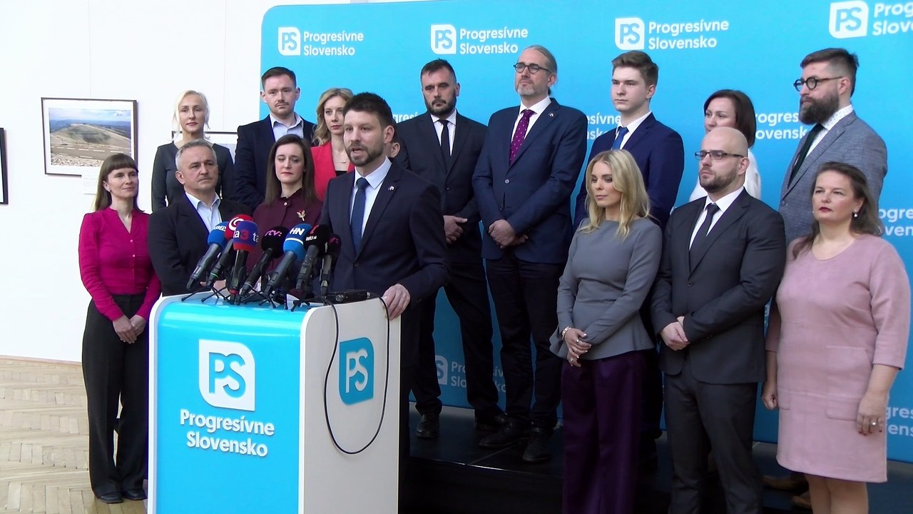 ZÁZNAM: PS predstavilo kandidátku do eurovolieb, má ambíciu ich vyhrať
