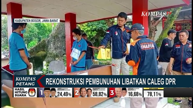Kasus Pembunuhan Libatkan Caleg DPR RI, Tersangka Peragakan Saat Eksekusi Korban!
