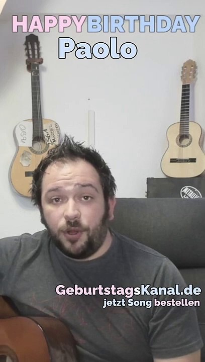 Happy Birthday, Paolo! Geburtstagsgrüße an Paolo