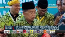 Isu Jokowi Gabung ke Partai Golkar, JK: Minimal 5 Tahun Pengurus Baru Jadi Ketum