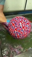 Hydro Dipping Football #satisfying #english (1)