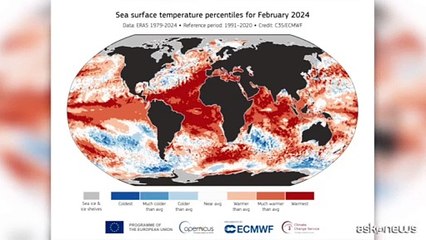 Tải video: Copernicus: ? l'inverno pi? caldo mai registrato, febbraio da record