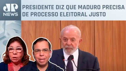 Lula sobre Venezuela: “Em 2018, fui impedido e não fiquei chorando”; Marcus Vinicius e Dora analisam