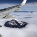 Survol du Mont Fuji au Japon