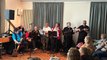 Saundersfoot ukulele band The Slipway Ukes perform pop classic 'Valerie' at Tenby’s first ever St David’s day Festival